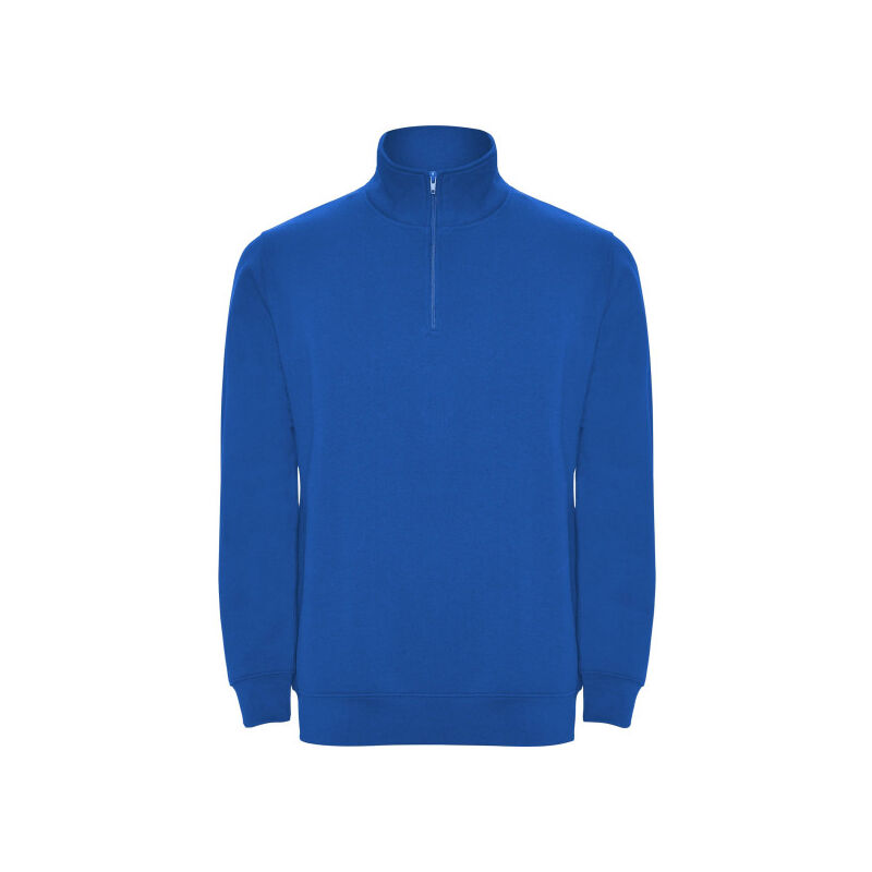 

Sudadera con media cremallera a tono ANETO SU1109 | M - Royal