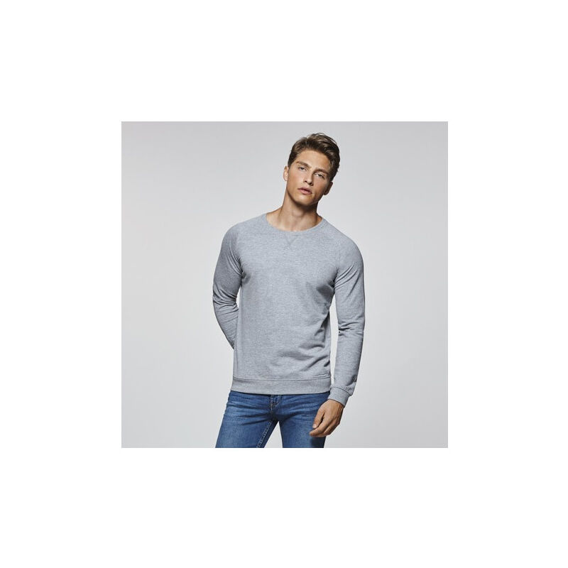 

Sudadera de algodón de manga larga ANNAPURNA SU1104 | XL - Gris Vigoré