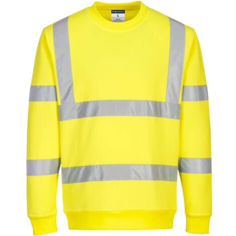Sudadera de alta visibilidad Eco: diseño sostenible y comodidad superior / Amarillo / 4XL