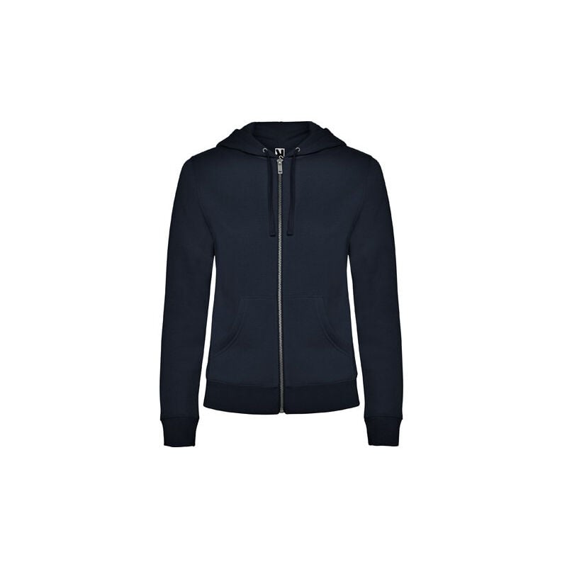

Sudadera de mujer con capucha forrada a tono VELETA CQ6425 | M - Azul Marino