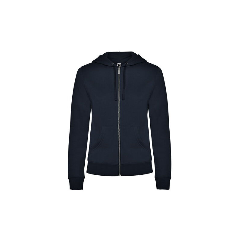 

Sudadera de mujer con capucha forrada a tono VELETA CQ6425 | L - Azul Marino