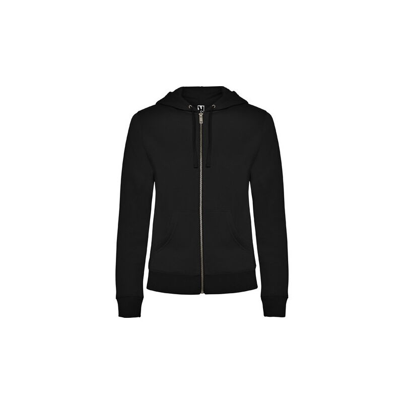 

Sudadera de mujer con capucha forrada a tono VELETA CQ6425 | Negro - XXL