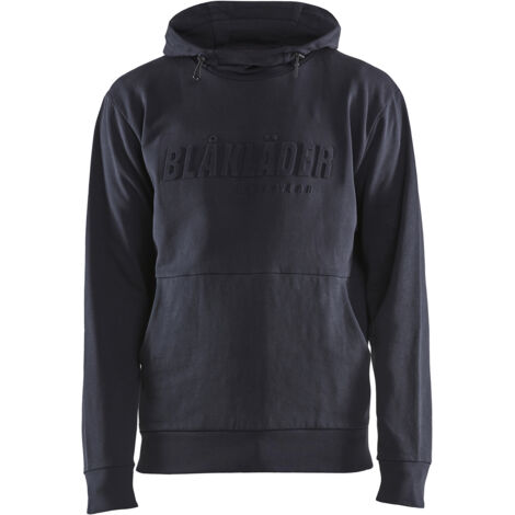 Sudadera de trabajo con capucha con estampado 3D 3530 - Azul marino oscuro M