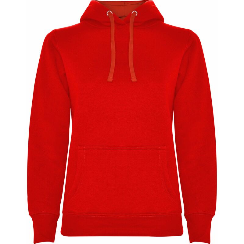 

Sudadera entallada de corte femenino con capucha URBAN WOMAN SU1068 | Rojo - M