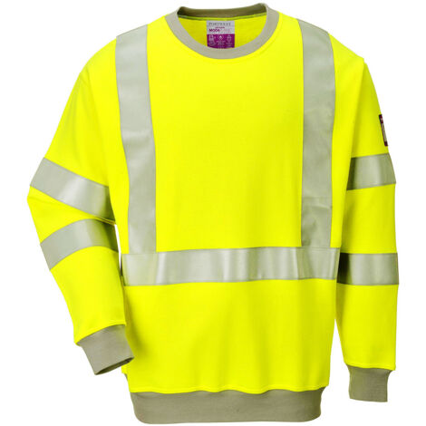 Sudadera FR Modaflame Anti-Static Hi-Vis: Protección y Comodidad / Amarillo / XL