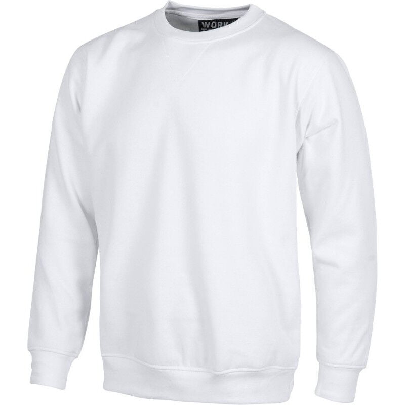 

Sudadera Industrial clásica de cuello redondo WORKTEAM S5505 | Blanco - XL