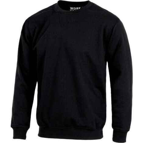 Sudadera Industrial clásica de cuello redondo WORKTEAM S5505 S NEGRO393