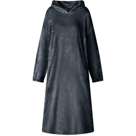 Sudadera manta Azul marino m Franela