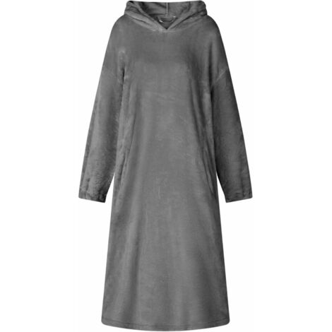 Sudadera manta Gris oscuro s Franela