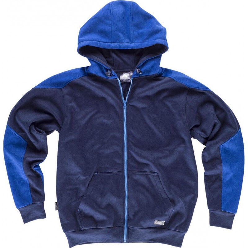 

Sudadera Sport combinada con cálido acabado interior WORKTEAM S5530 | XL - Azul marino / Azulina