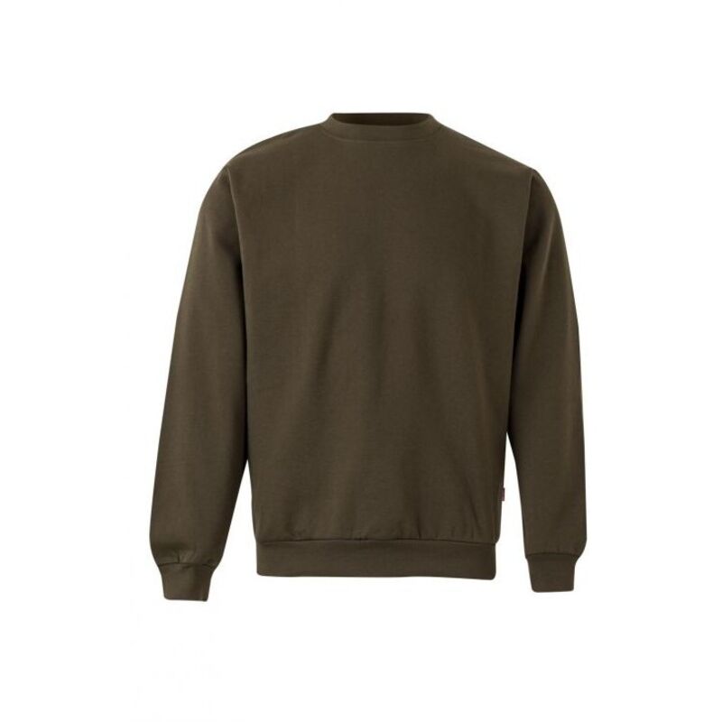 

Sudadera unisex en tejido de punto de cuello de canalé VELILLA Serie 105701 | Negro - M