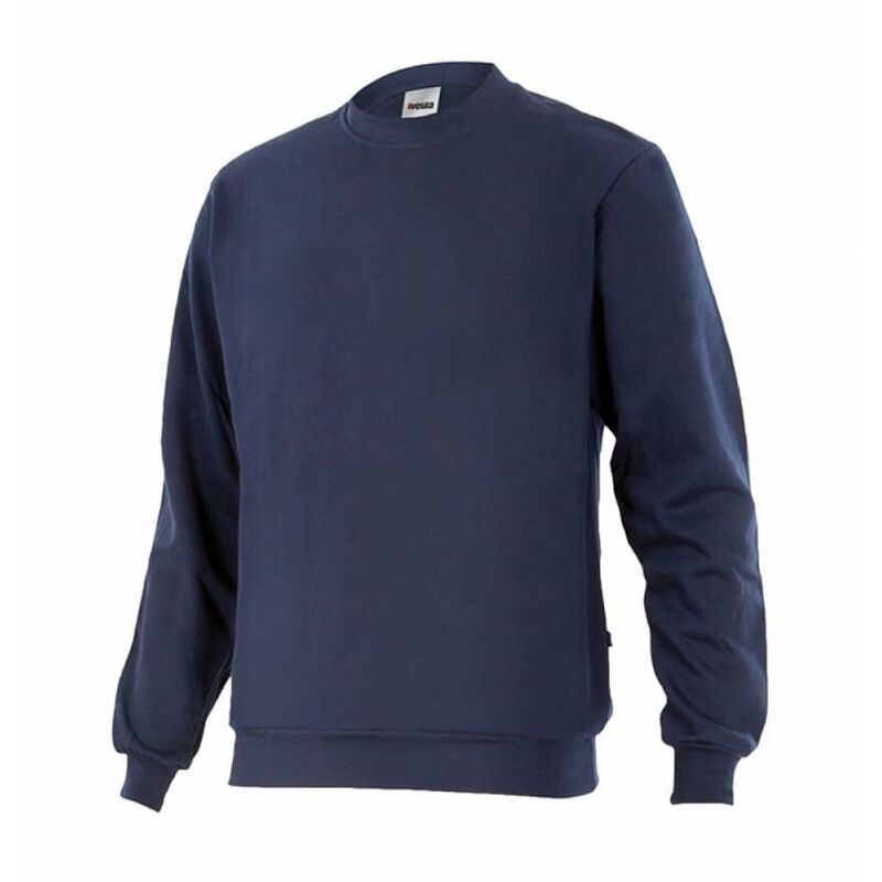 

Sudadera unisex en tejido de punto de cuello de canalé Serie 105701 | Azul marino - XL - Velilla