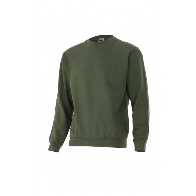 

Sudadera unisex en tejido de punto de cuello de canalé Serie 105701 | L - Verde caza - Velilla