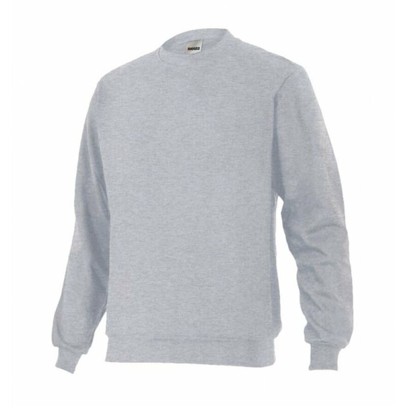 

Sudadera unisex en tejido de punto de cuello de canalé Serie 105701 | Gris - M - Velilla