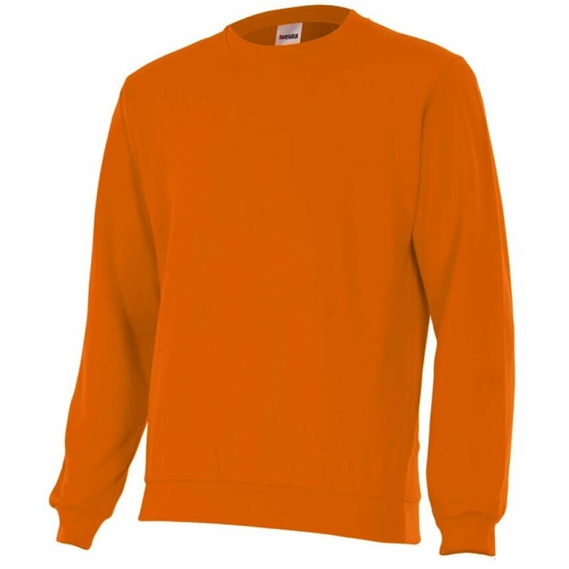 

Sudadera unisex en tejido de punto de cuello de canalé Serie 105701 | Naranja - S - Velilla