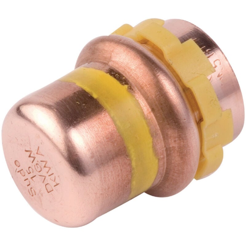 Comap - bouchon à sertir - pour tube cuivre - gaz - diamètre 14 mm 5301vg14