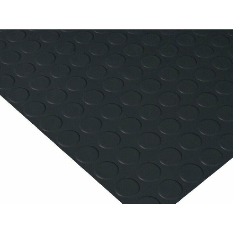 

suelo de PVC Topos Negros 140cm Bobina 10mts