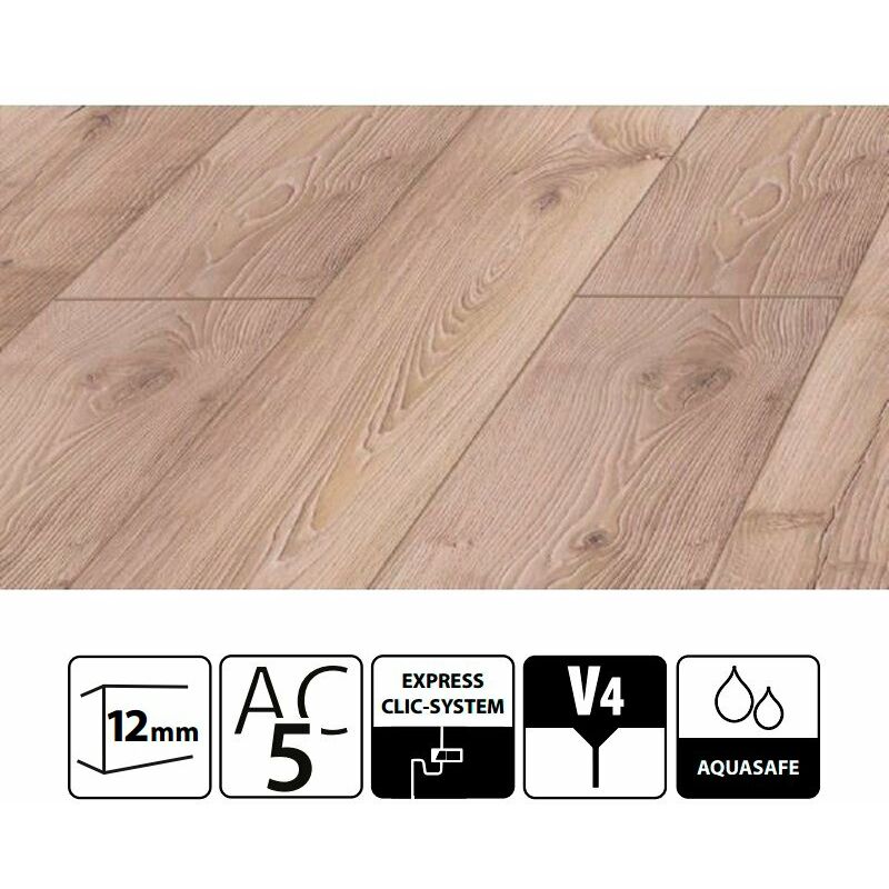 

Suelo laminado 12mm Roble Piano Sound