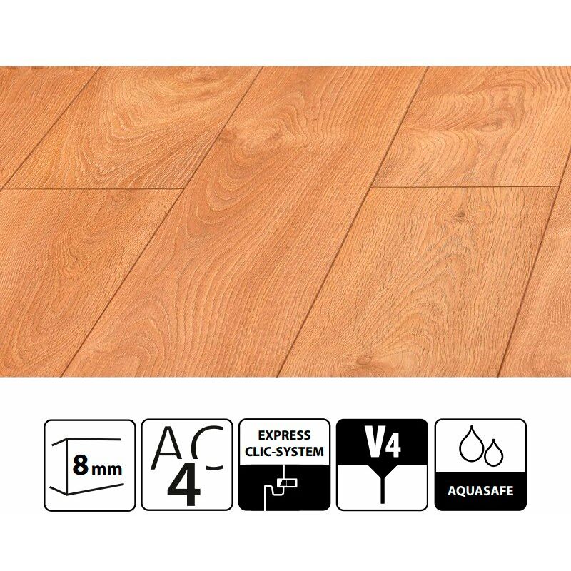 

Suelo laminado 8mm Roble Livorno Luna