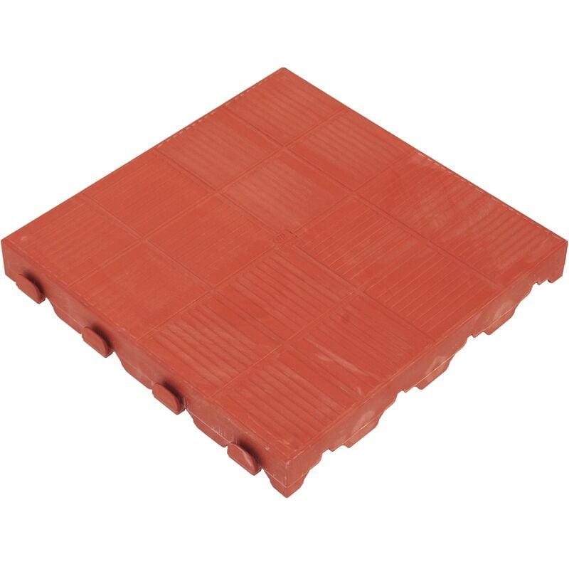 

Suelo para terraza 39x39x4,8 cm; Superficie 0,15m² Colección COMBI - Terracota