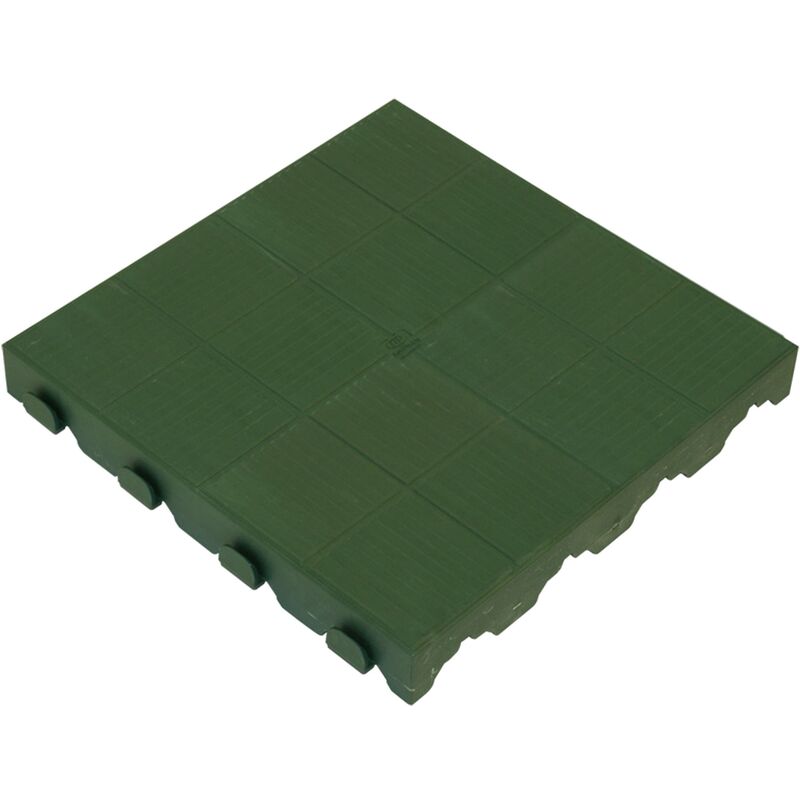 

Suelo para terraza 39x39x4,8 cm; Superficie 0,15m² Colección COMBI - Verde