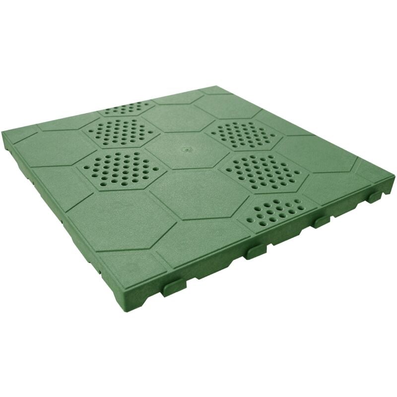 

Suelo para terraza o jardín de 39x39x2,5 cm. Superficie 0,15 m² Colección EASY - Verde