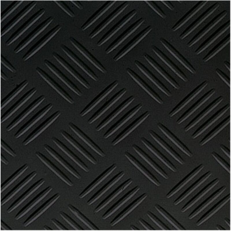 

Jardin202 - Suelo Vinilico PVC Checker Negro - 1x25 metros