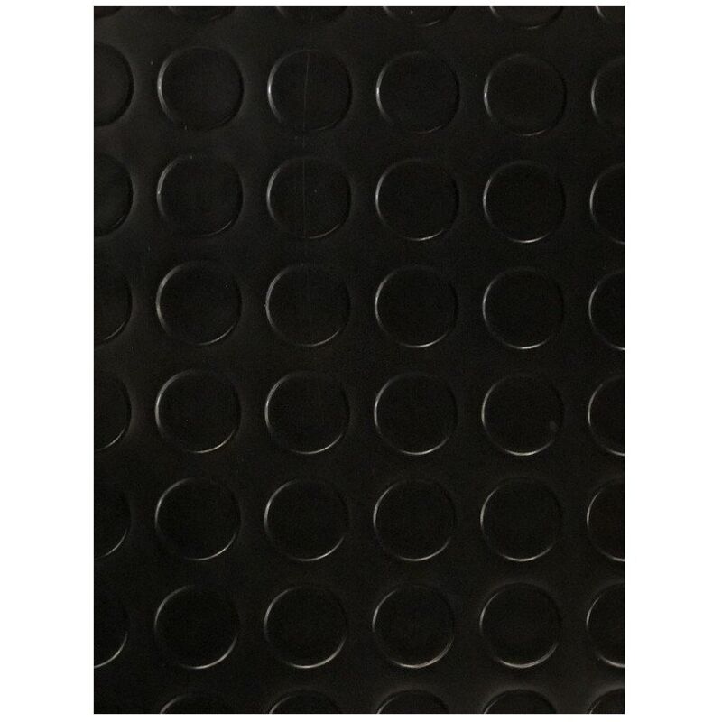

Jardin202 - Suelo Vinílico PVC Circulos Negro - 2x25 metros