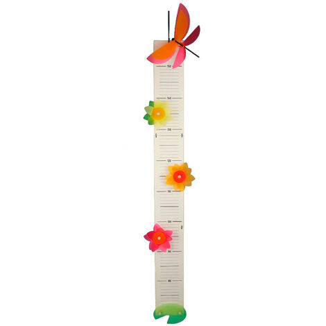Süße Messlatte aus Holz, Made in Germany, 70-150cm, Design LIBELLE