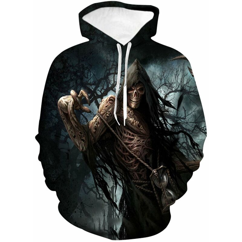 

Sueter con capucha de pareja con estampado de halloween, chaqueta de uniforme de beisbol casual con capucha de manga larga,PSY013,2XL