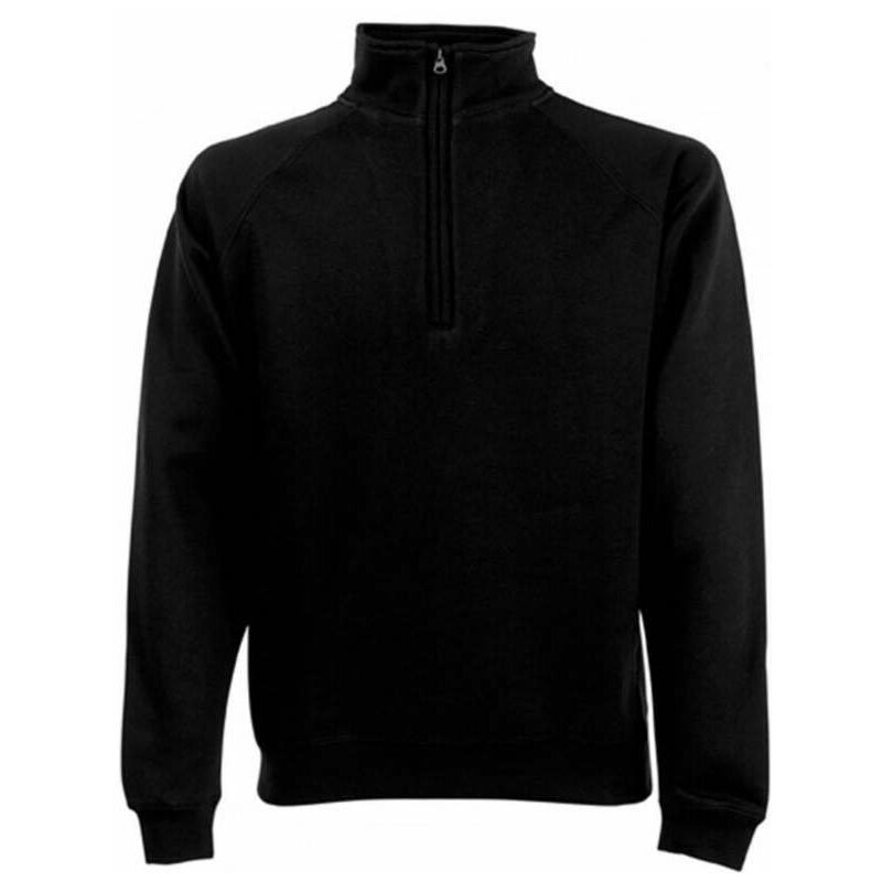 

Suéter de cuello con cremallera, negro, talla L
