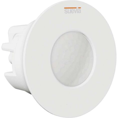 Suevia SU136012 Ad incasso, Soffitto Rilevatore di movimento 360 ° Bianco IP20