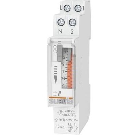 Suevia SU400132 Temporizzatore per guida DIN DinO One D 230 V/AC Programma giornaliero