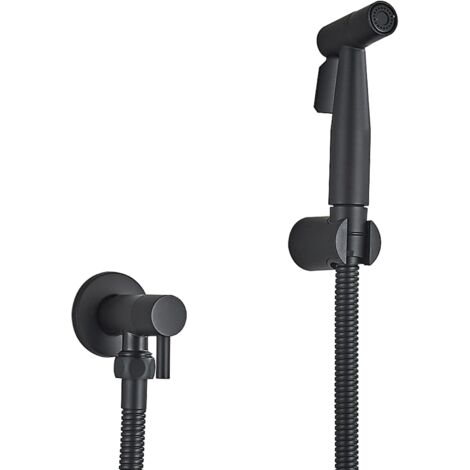 Suguword – Pulvérisateur de bidet pour toilettes – Acier inoxydable et laiton – Haute pression – Montage mural facile – Contrôle de pression robuste