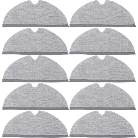 Suitable for Xiaomi Roborock S5 S50 S51 S55 S6 S6 MAXV S5 Max Vacuum Cleaner, Full Coverage Mopping Cloth (10pcs)