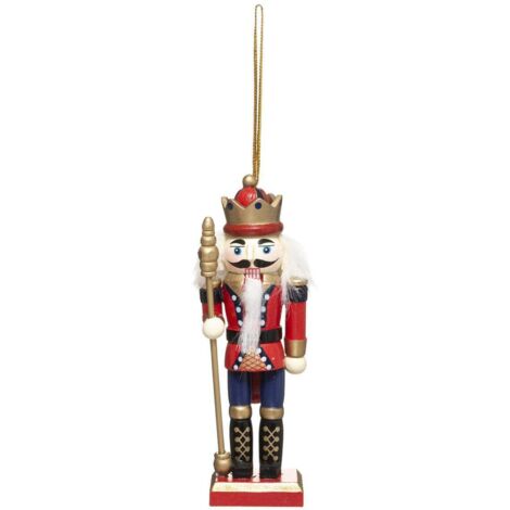 Sujet Haselnussknacker H.12cm Rotholz -