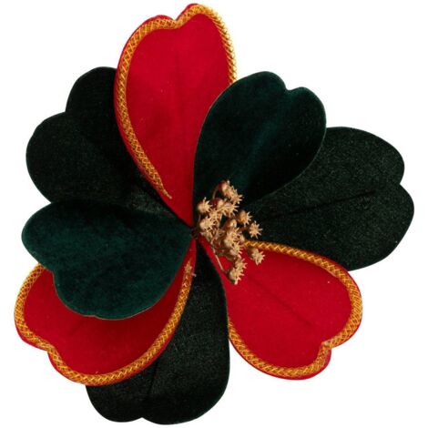 Sujet Magnolie H.22cm rot und grün - Atmosphera créateur d'intérieur