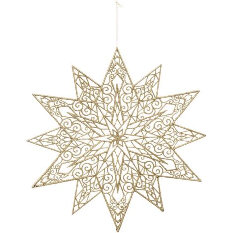 Sujet Stern maxi 48cm Kunststoff gold - Feeric lights & christmas
