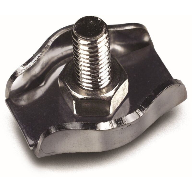 

Sujetacable Plano Simple Inox Para Cable 5 20 Pz