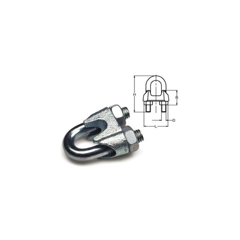

Sujecionetacable Sujecion 741 M-6 Inox 316 Bsci 106 2 Pz - Damesa