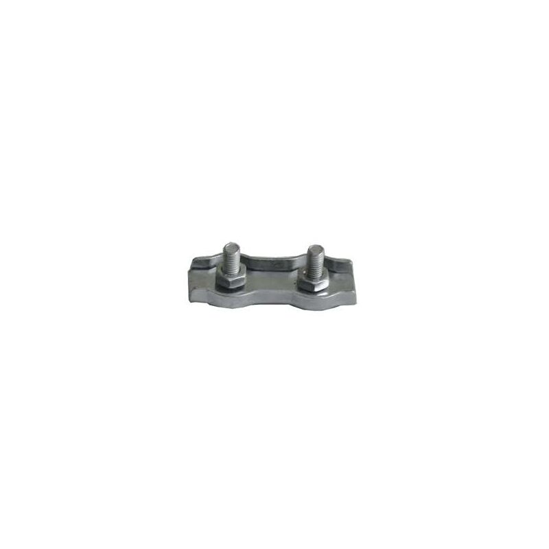 

Sujetacables Planos Dobles d:Ø 8 mm Cable Caja de 25 unidades
