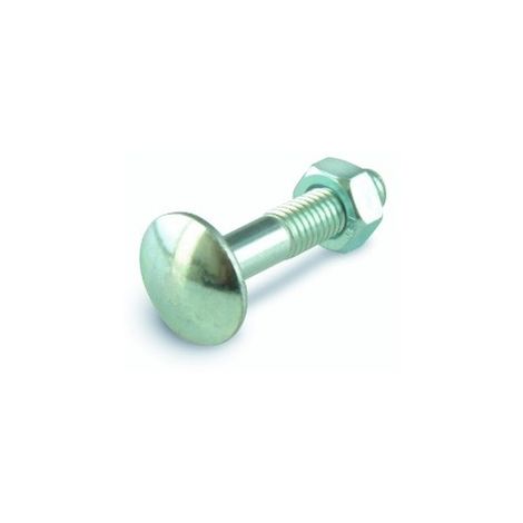 SUKI 6112009 BOULONS JAPY TÊTE RONDE COLLET CARRÉ (TRCC) ACIER ZINGUÉ M 5 X 30 50 PIÈCES