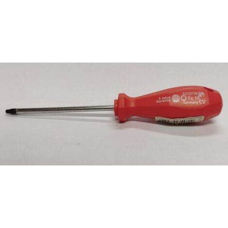 SUKI - CACCIAVITE TORX TX10 PER VITI CON TESTA A STELLA - MANICO ROSSO