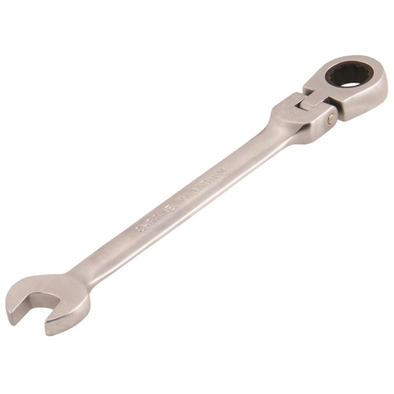 Chiave combinata a cricchetto revervibile 19mm cromo vanadio - Suki