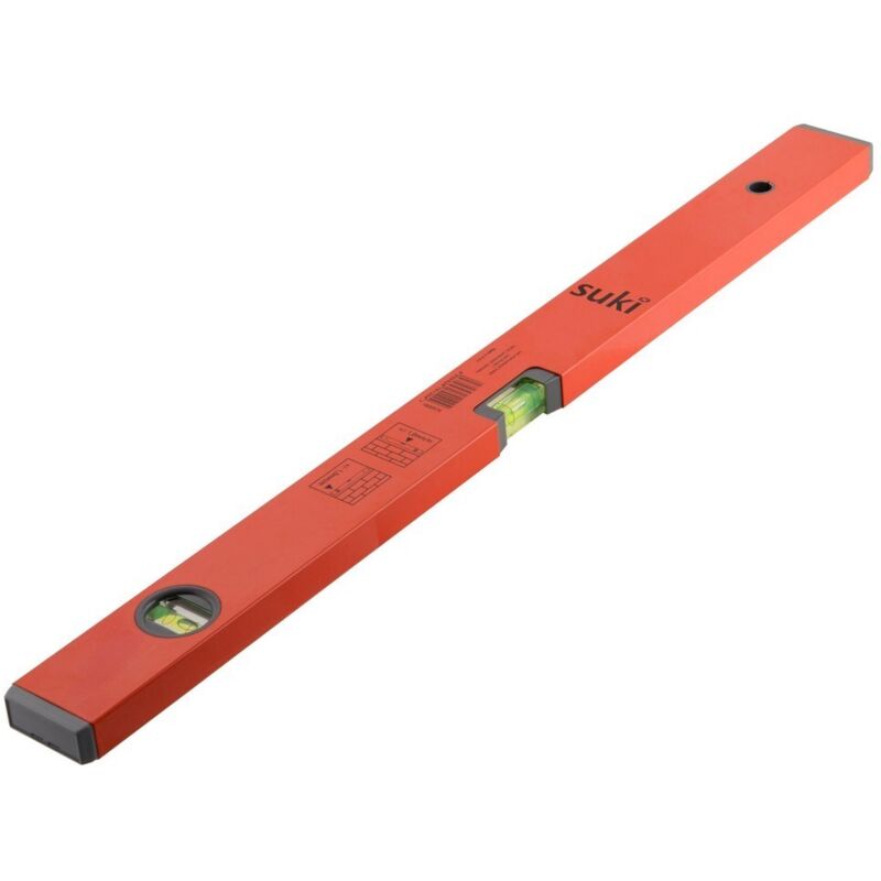 Suki - Livella In Alluminio Da 1000 Mm Colore Rosso