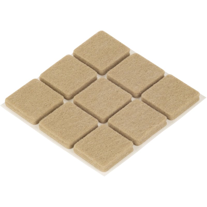 Suki Parkettgleiter BIGDUO, selbstklebend, 25 x 25 x 5 mm, beige K9