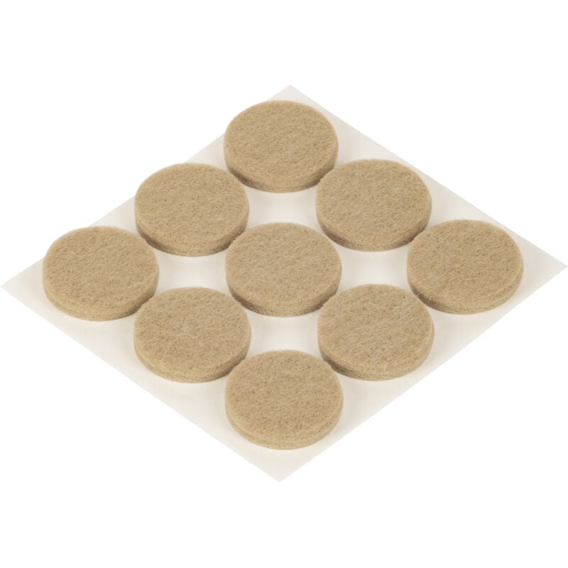 Suki Parkettgleiter BIGDUO, selbstklebend, Ø 25 x 5 mm, beige K9