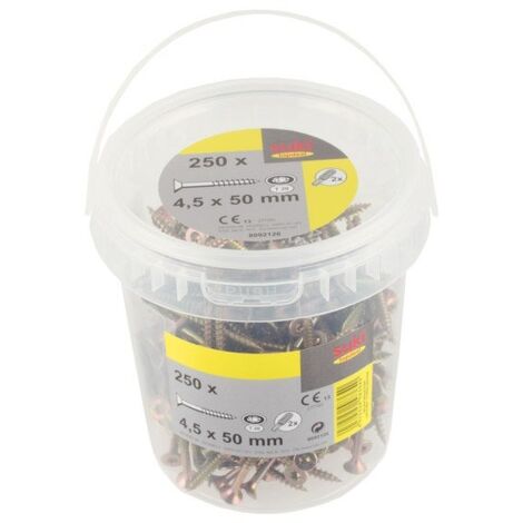 SUKI Seau 250 vis TF TX 4.5x50 mm + embout T20