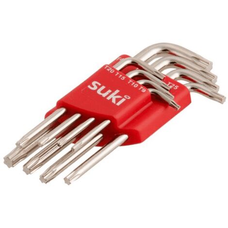SUKI - SET 8 CHIAVI ESAGONALI TORX TX9-40