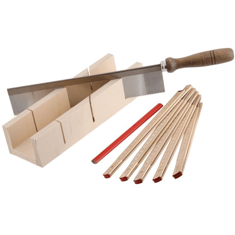 Set tagliacornici sega metro e matita - Suki